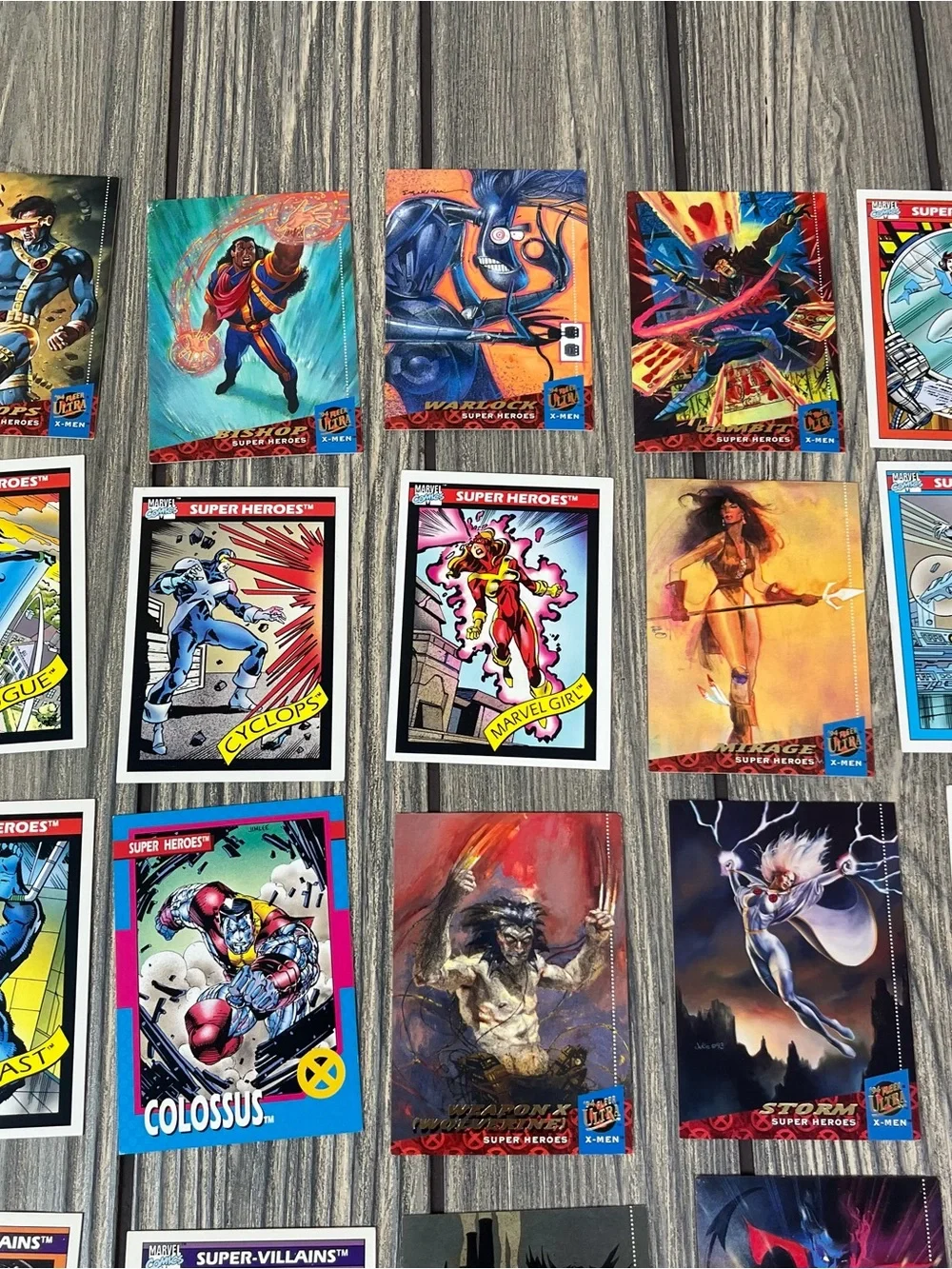 Super Hero and Villain Trading Cards